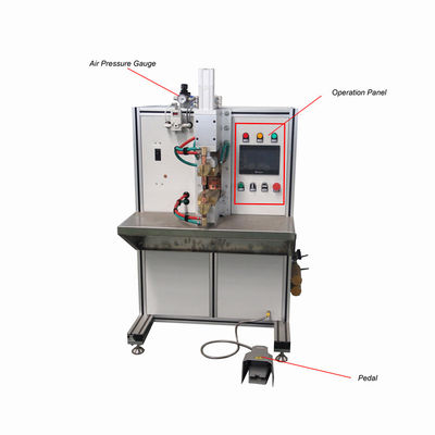 ISO Table Spot Welding Machine , AC Spot Welder 80mm Electrode Stroke