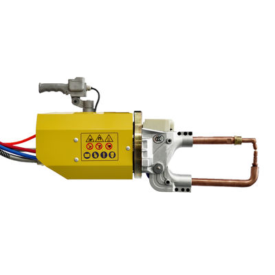 Portable Mini Spot Welder Machine Copper Spot Welds On Two Overlapping Pieces