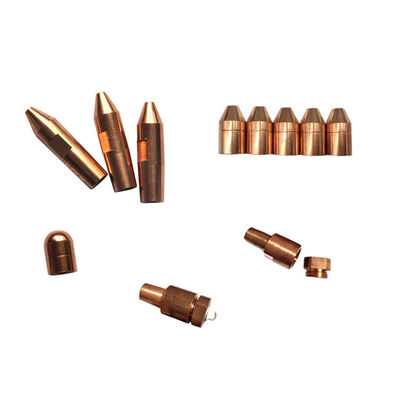 28mm Spot Welding Copper Electrodes , High Hardness Spot Weld Nozzle