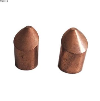Tapered Spot Welding Copper Electrodes , CuCrZr Spot Welding Parts