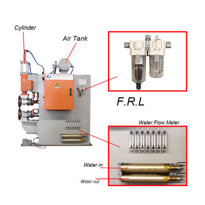 Semi Automatic Long Seam Welding Machine , 2500W Resistance Seam Welder