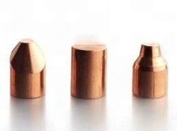 Thermo Stability Spot Welding Copper Electrodes , CE Cap Tip Spot Welding