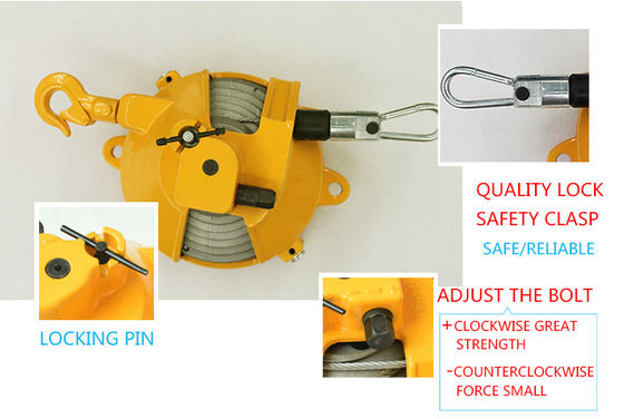 CE Retractable Spring Balancer 50 Kg Industrial Measurement Equipment