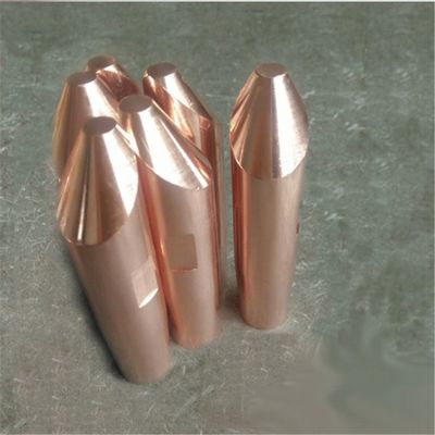 13*45mm Wire Welding Tips , Chromium Copper Spot Welding Electrodes