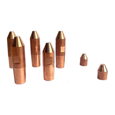 Copper Welding Tools And Equipments Welding Contact Tip For Spot Welder Machine
