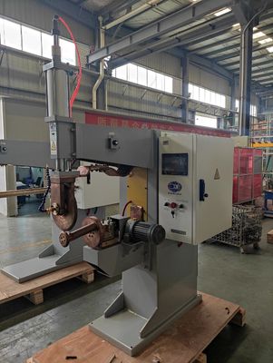 Air Pressure Vertical Circular Seam Welding Machine Longitudinal Seam Welder