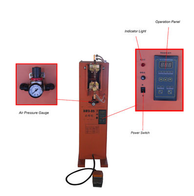 DN25 Resistance 25KVA Rocker Arm Spot Welding Machine Foot Operated