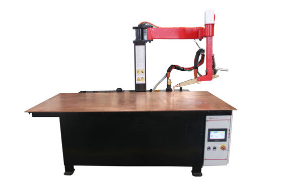 Crank Arm 130KVA 0.5Mpa AC Spot Welding Machine With Galvanized Sheet Table