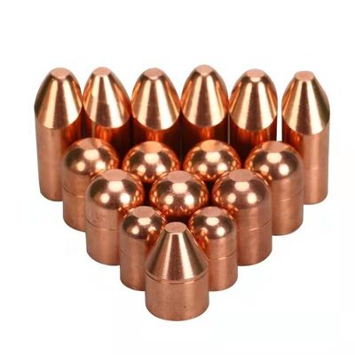 Fitted Brass Custom Welding Cap Electrodes 16 Mm Stick