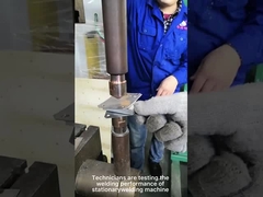 The metal sheets' welding of stationary spot welder