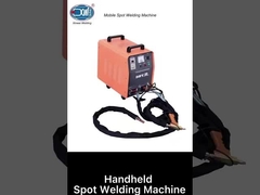 The metal sheet's welding of handheld spot welder