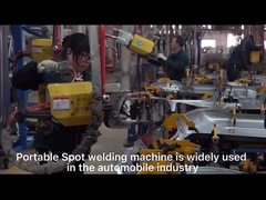 The car bodies' welding of portable spot welder in automobile industry