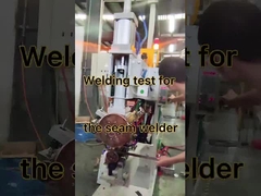 The metal sheet's welding of seam welder