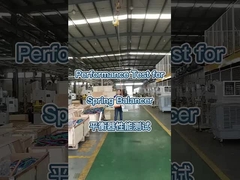 The performance test for the spring balancer