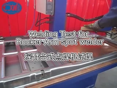 The stainless frame's spot welding of rocker arm spot welder