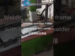 The stainless frame's welding of arm platform spot welding machine