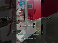 The production line of press spot welders