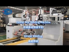 Welding the heater housing with the customized spot welding machine