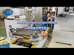 Customized heater housing spot welding machine
