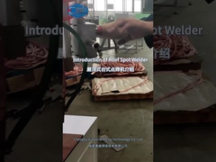 Welding aluminum sheet with the roof type table spot welding machine