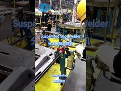 The suspended spot welder used in car manufaturing
