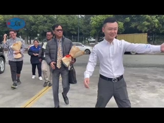 Indonesian customer visits factory buying kickless cables