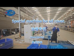 Welding fuel tank cover with seven point projection welding machine